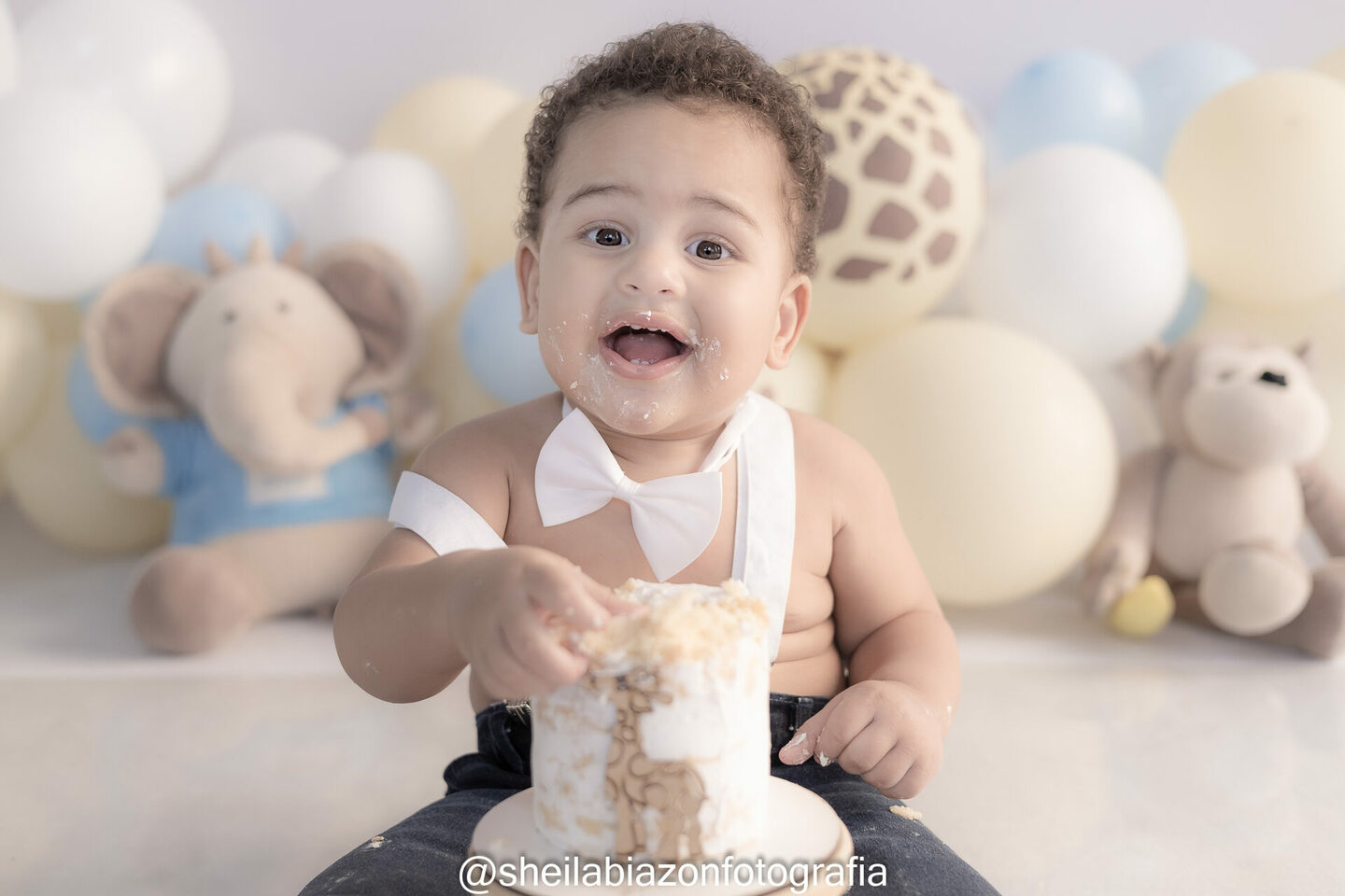 Ensaio Smash the Cake do Antony em Maringá